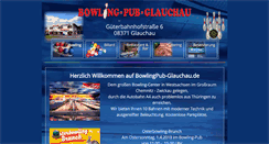 Desktop Screenshot of bowlingpub-glauchau.de